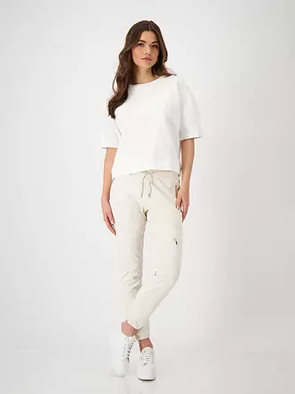 MONARI | Pantalon de jogging coupe décontractée | creme